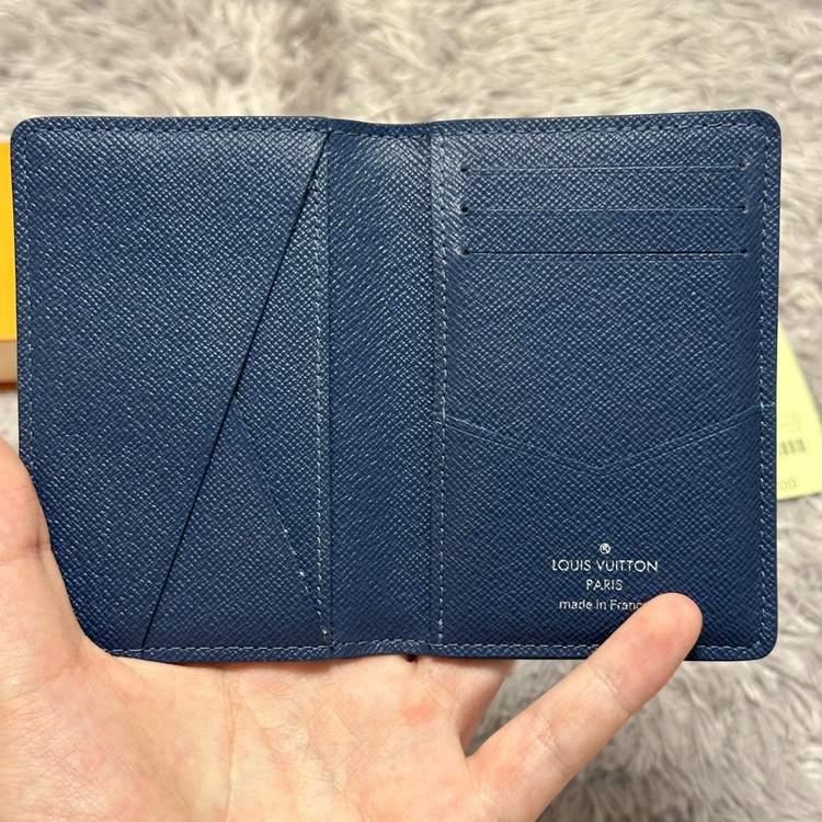 [풀구성] 루이비통 이클립스 오거나이저 카드지갑 네이비 신형--2