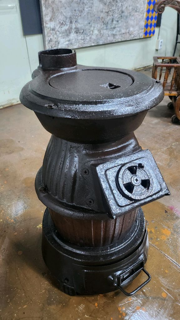 유럽풍 앤틱 주물 난로 이미지