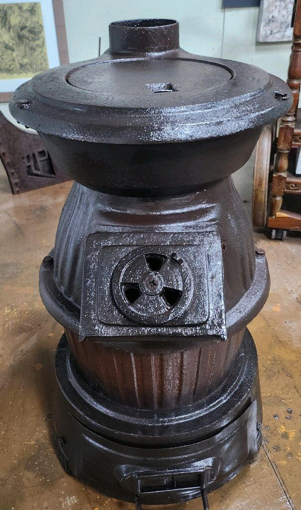 유럽풍 앤틱 주물 난로 이미지