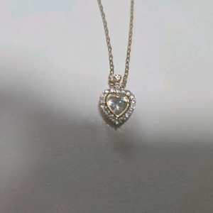 14k 하트팬던트 목걸이 (사용감있음)