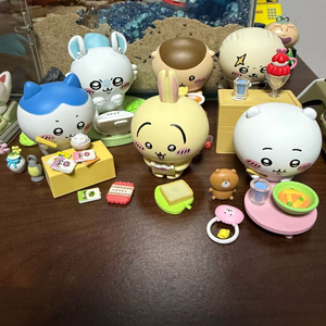 치이카와 먼작귀 디오라마 6종 풀세트 피규어