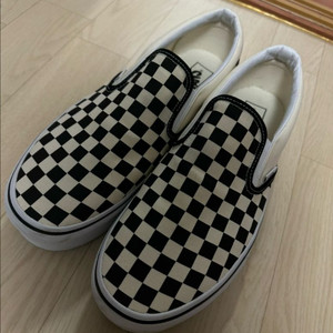 [295] 클래식 슬립온 스택폼 체커보드