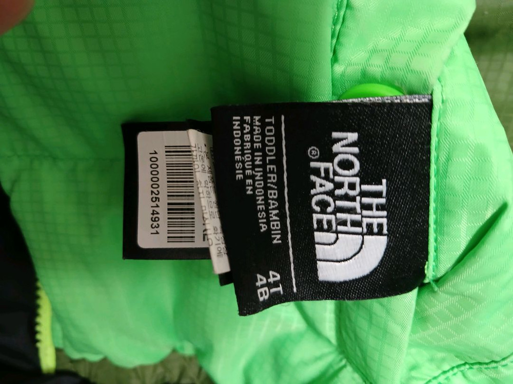 노스페이스 키즈 양면 경량패딩 구스다운점퍼 사이즈 4T(105) 이미지