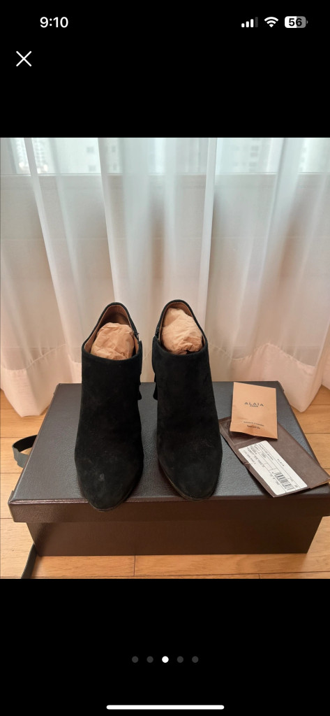 알라이아 앵글부츠 정품--1