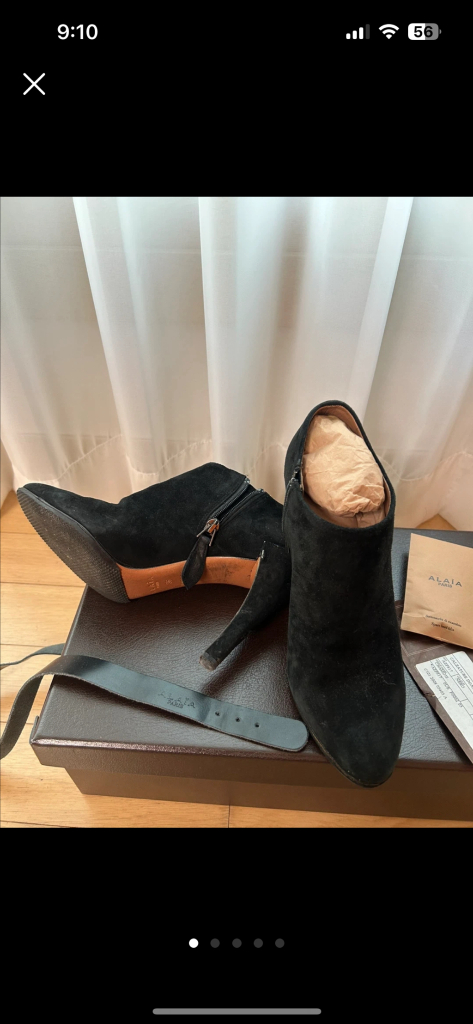 알라이아 앵글부츠 정품--2