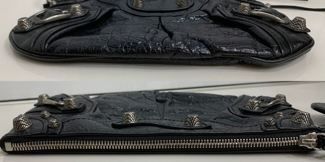 발렌시아가 르카골 미니 멀티 파우치 클러치백 가방 블랙--4