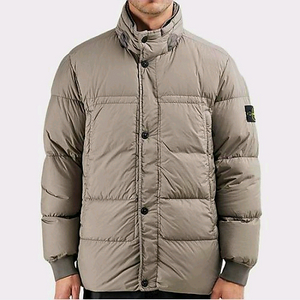 스톤아일랜드 20FW 크링클랩스 논후드 패딩(머드베이지,L) 이미지