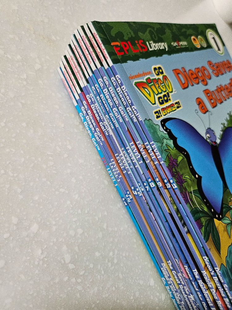 <택포>도라+디에고 영어책과 CD 이미지