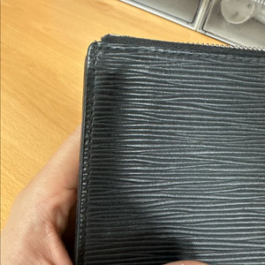 루이비통 블랙 가죽 카드클러치백