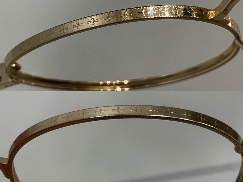 크롬하츠 섹셀 안경 sexcel 유광 골드 이미지