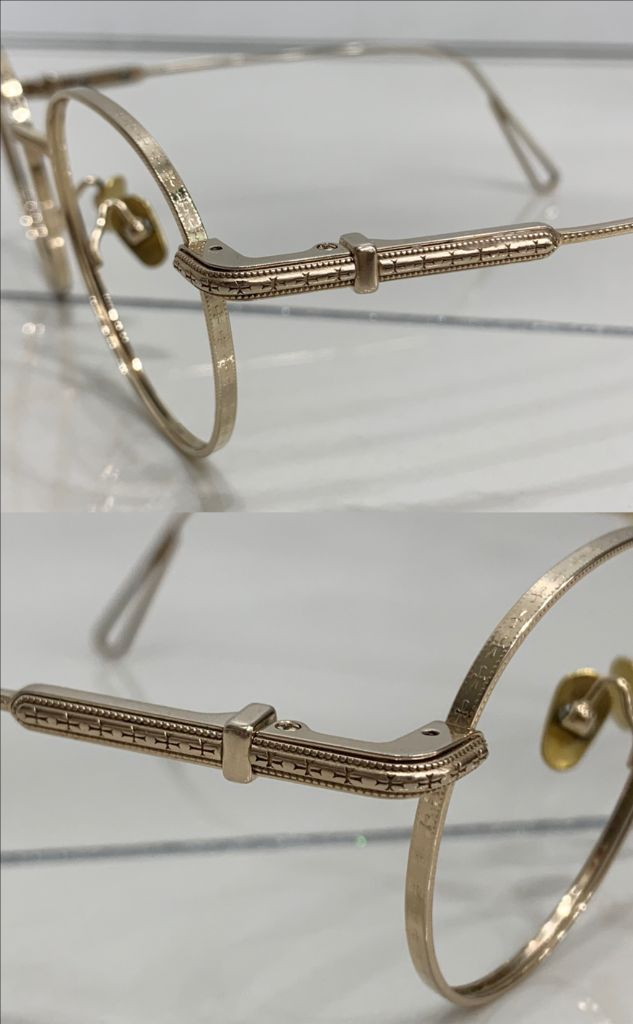 크롬하츠 섹셀 안경 sexcel 유광 골드 이미지