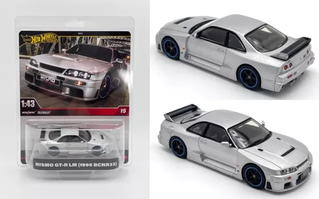 핫휠 1:43 니스모 닛산 스카이라인 GT-R R33 실버 레어템 미개봉 새상품 이미지