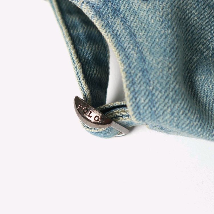 폴로 포니로고 데님 볼캡--4
