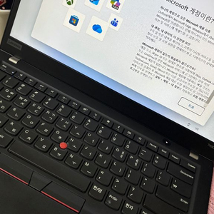 i5 8세대 16gb 256ssd T490s 레노버 노트북