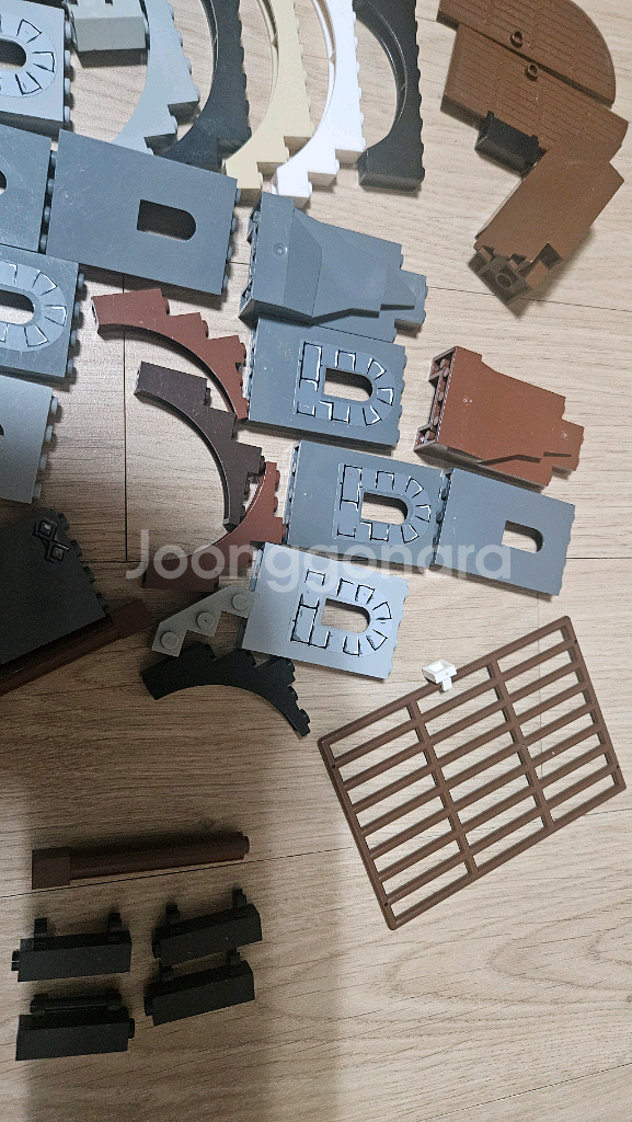 올드레고 캐슬 중세 성벽 부품 레고 창작--3