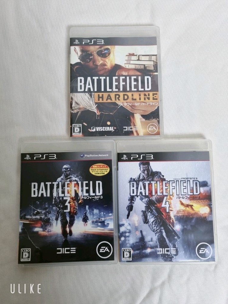 플레이스테이션 3 배틀필드 게임CD 3개 일괄--1