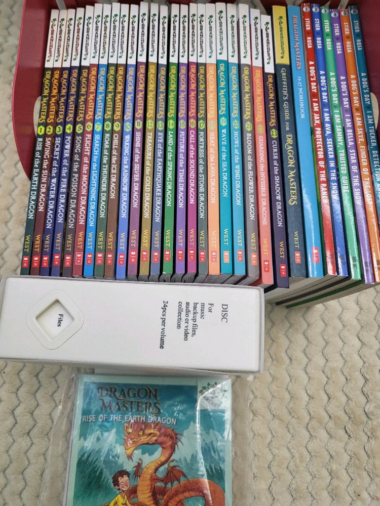 드래곤마스터즈 원서 23권세트 (CD, 가이드북, 워드북포함)--4