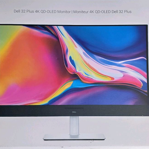 [새상품] DELL 32 모니터 S3225QC QD-OLED 120Hz USB-C 피벗 스피커