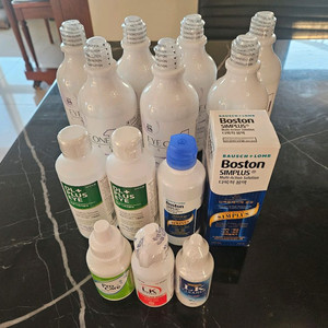 하드렌즈 세척액 다목적용액 식염수 일괄