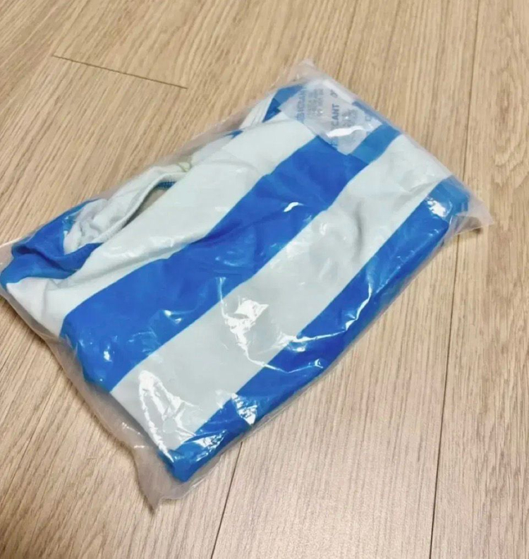 블루 스트라이프 수영복--2