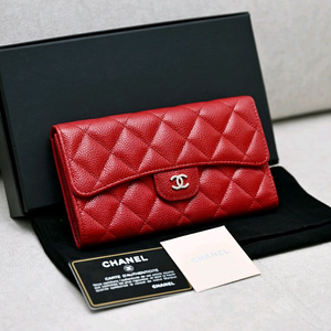 샤넬 캐비어 장지갑