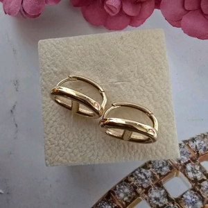 18k핑크골드 데일리 귀걸이