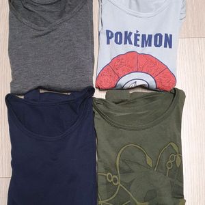 유니클로 키즈 히터텍 110사이즈 4벌 전부 7천원