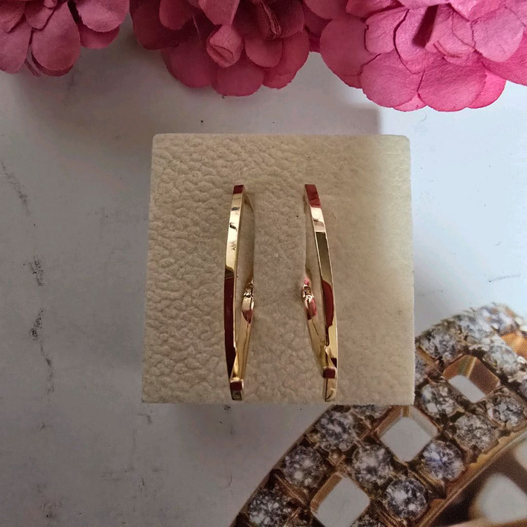 18k핑크골드 귀걸이--5