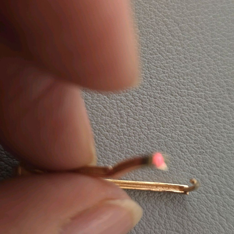 18k핑크골드 귀걸이--6