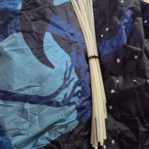 이케아 쿠라 침대 텐트 공룡 디자인 캐노피