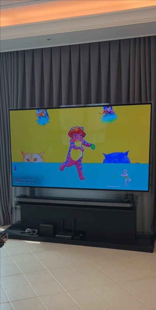 대형 TV 벽걸이 거치대 + 높이조절 받침틀 세트--4