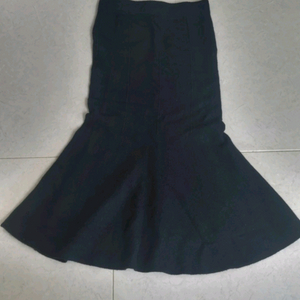블랙 니트 머메이드 롱 스커트 치마 55~66사이즈