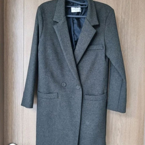 여성 더블 정장 코트 카키색 55~66사이즈 이미지