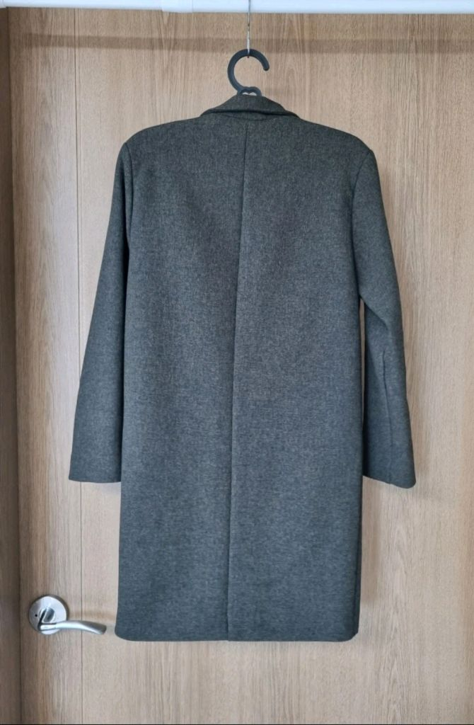 여성 더블 정장 코트 카키색 55~66사이즈 이미지