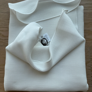 이세이미야케 me 돌먼 스트레치 탑/가디건 화이트 셋업판매