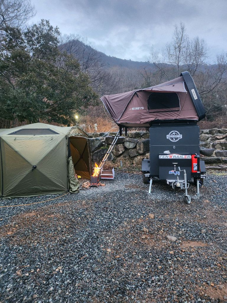 T52 캠핑 트레일러 팝니다.--1