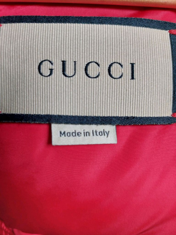 구찌 GG 인터로킹 블랙 패딩 디태처블 조끼가능 실측 L 백화점판 이미지