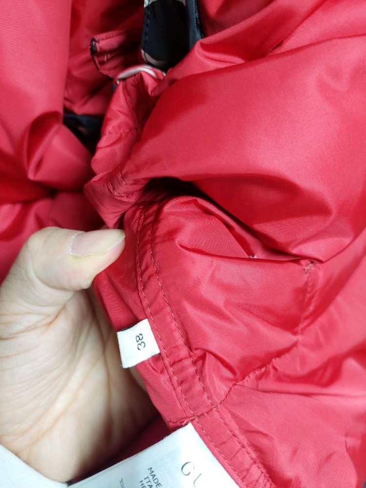 구찌 GG 인터로킹 블랙 패딩 디태처블 조끼가능 실측 L 백화점판 이미지