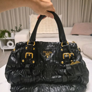 프라다 고프레 가죽 토드 숄더백