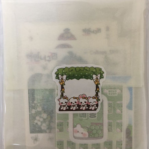 까만너구리 초록 컨셉 인스10장(인물)+ 덤