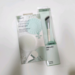 필리밀리 811 브러시 & 퍼프 클렌징 솝 일괄