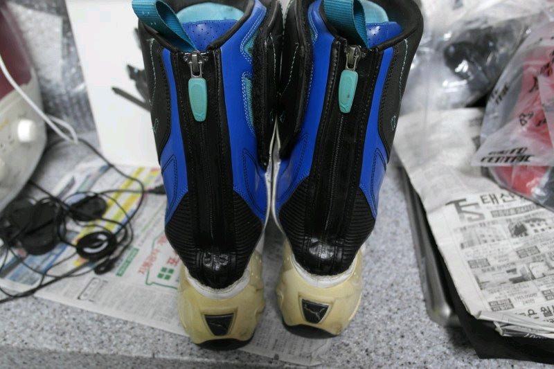 퓨마 방한 부츠 39호 -흰파- 이미지