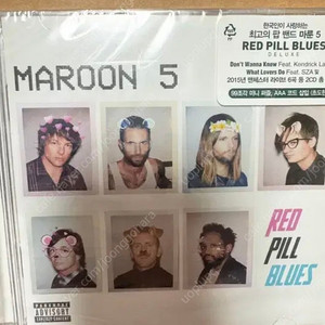 마룬5 CD와 미니퍼즐