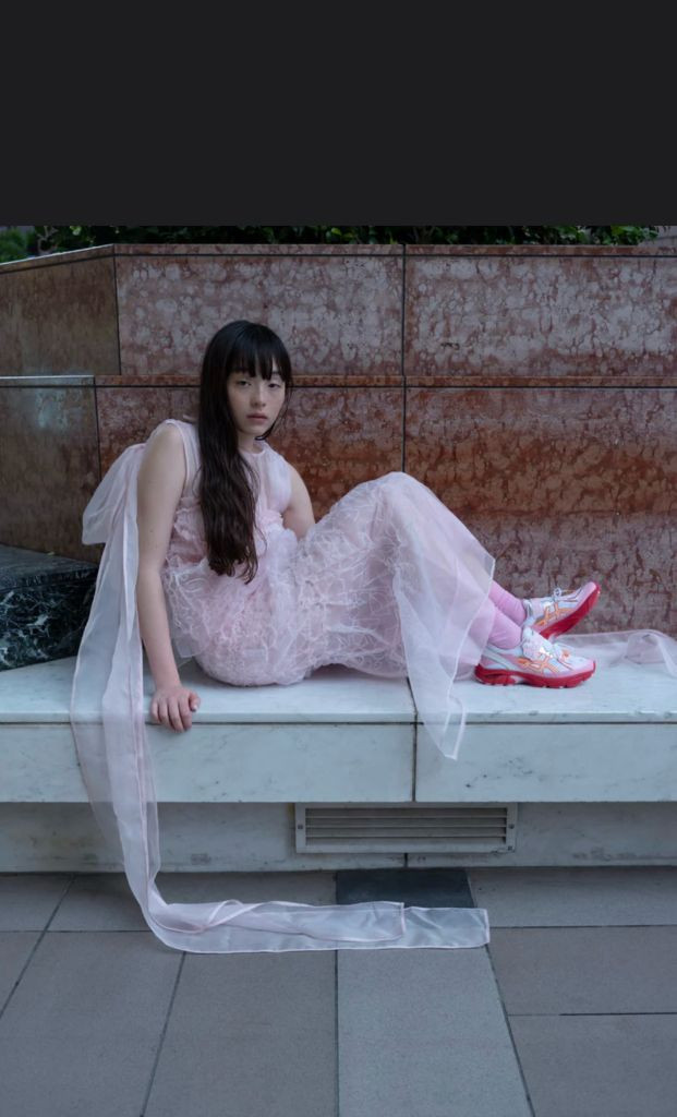 (새상품)아식스 x 세실리에 반센 240 핑크 GT-2160 이미지