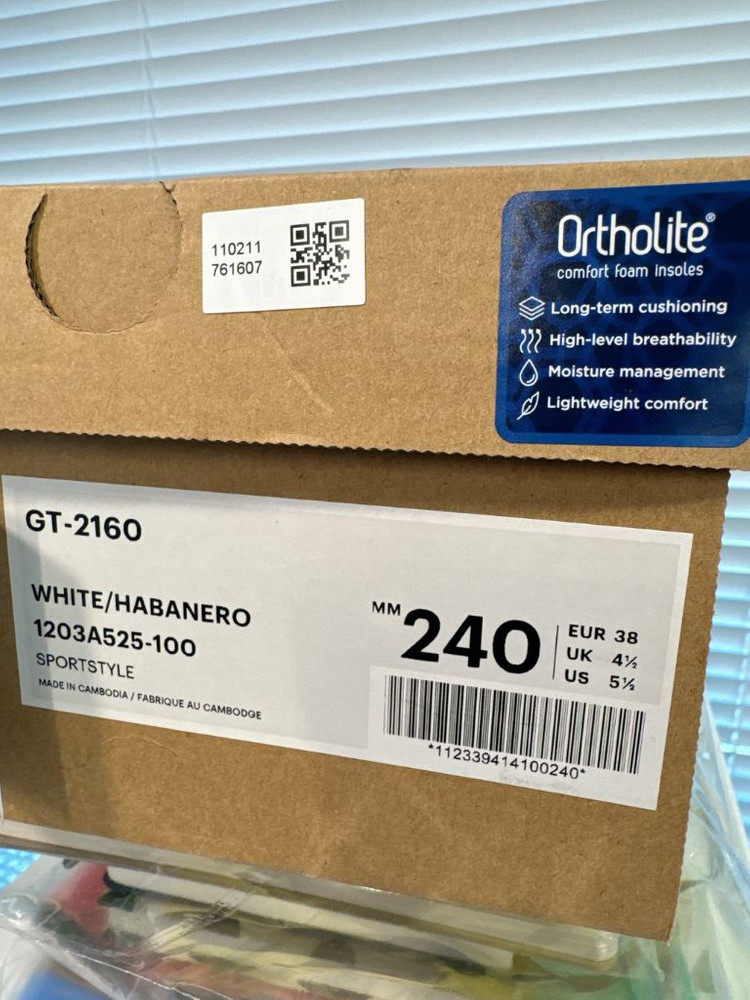 (새상품)아식스 x 세실리에 반센 240 핑크 GT-2160 이미지