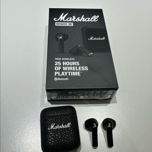 마샬 Minor III 무선 이어폰 풀박스입니다