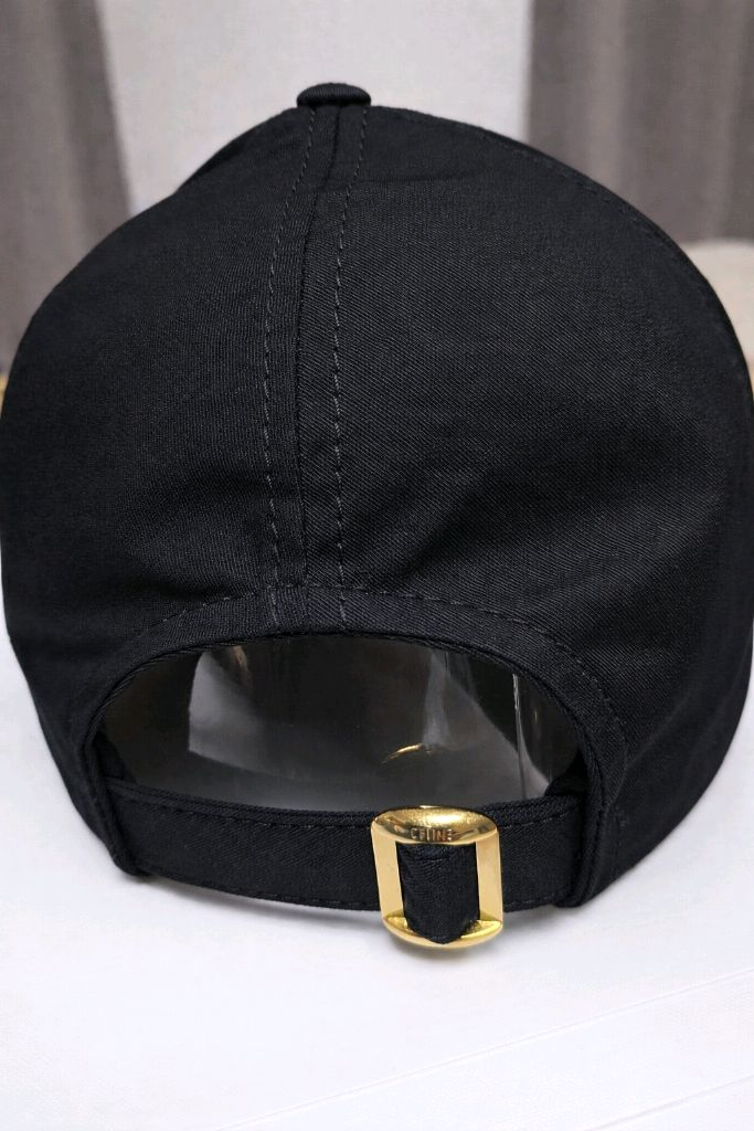 셀린느 트리오페 볼캡 블랙L--3