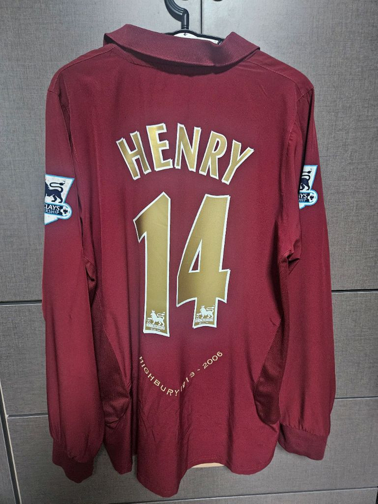 아스날 앙리 하이버리 유니폼--1