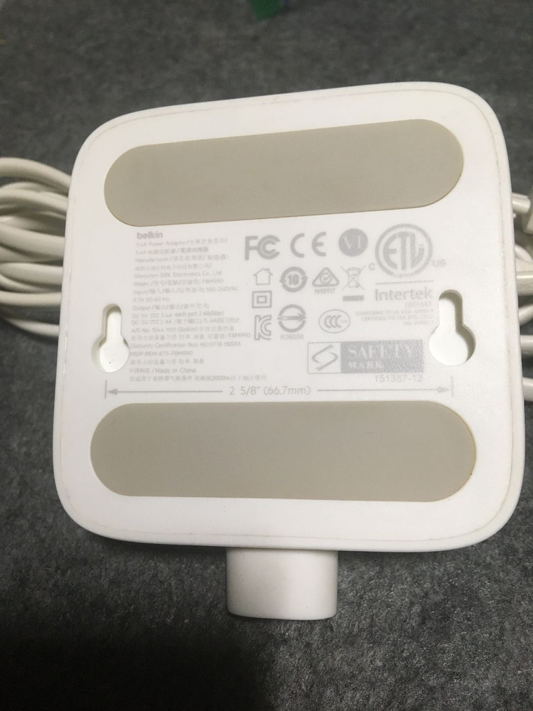 belkin 벨킨 락스타 4포트 USB 충전기 F8M990kr--1