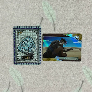죠죠의 기묘한 모험 죠죠 3부 은두르 게브신 이집트 9영신 트레이딩 카드 이미지